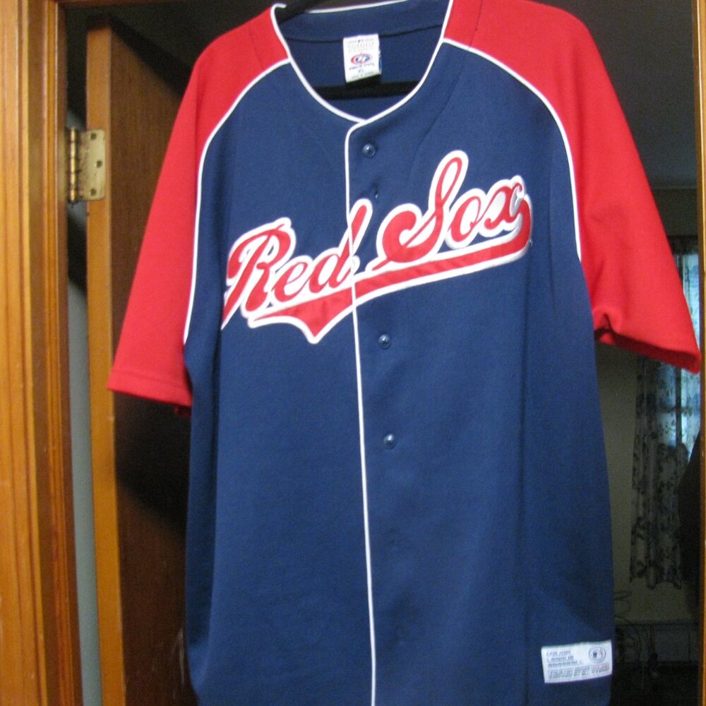 NOMAR GARCIAPARRA  BOSTON RED SOX  EMBROIDERED JERSEY SIZE XL TRUE FAN  GORGEOUS - Picture 6 of 8